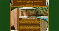 Desktop Screenshot of gburtonfence.com